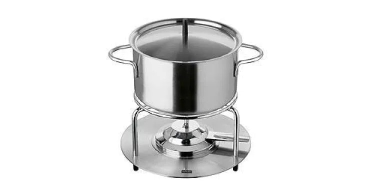 Stöckli Fleischfondue-Set Aragon Inox 9 Teile, Silber