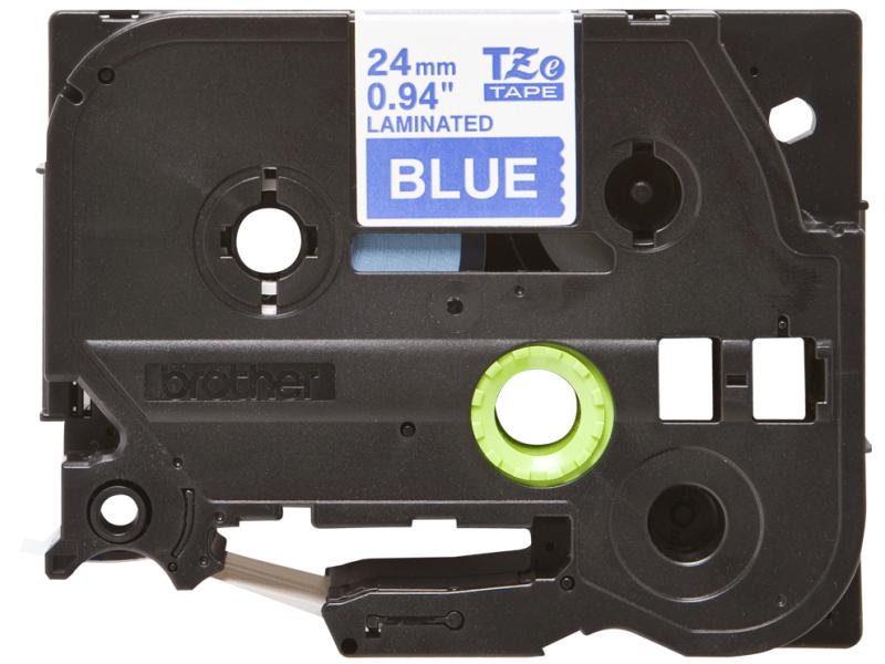 Brother Beschriftungsband TZe-555 Weiss auf Blau