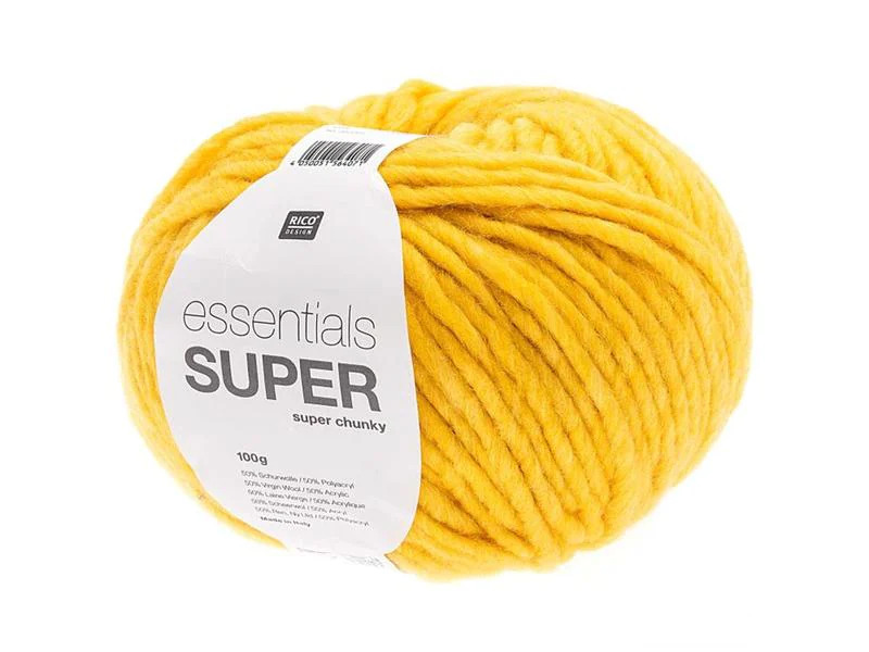 Rico Design Wolle Essentials Super Super Chunky 100 g Gelb