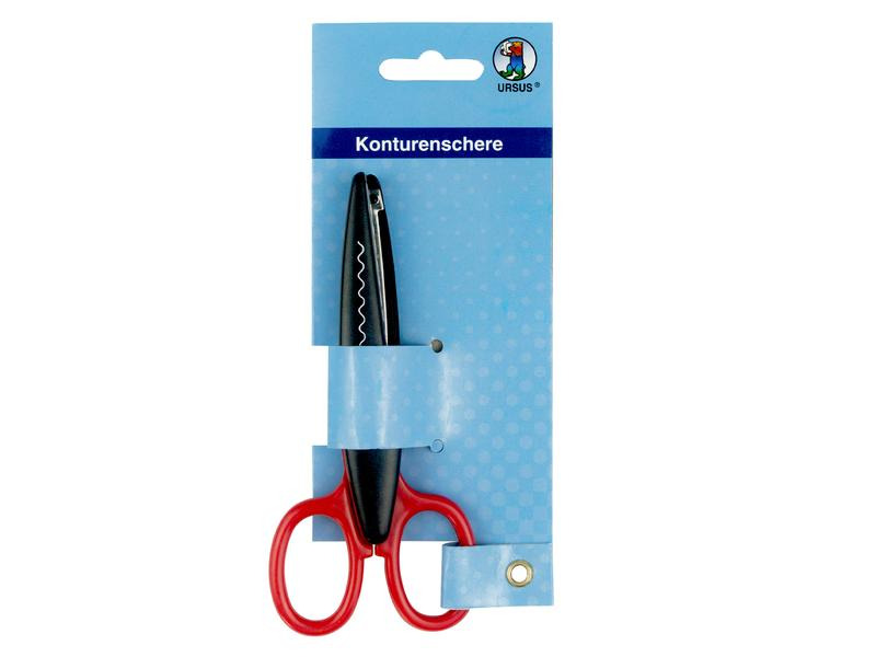 URSUS Schere 13 cm mit Wellenschnitt
