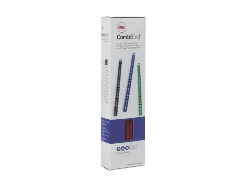 GBC Binderücken CombBind 6 mm Blau, 100 Stück