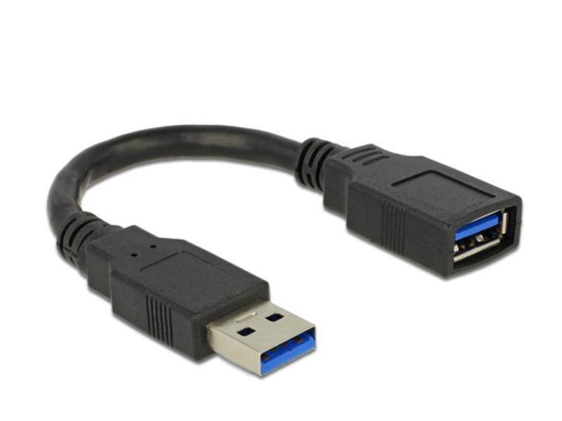 Delock USB 3.0-Verlängerungskabel  USB A - USB A 0.15 m