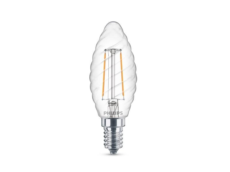 Philips Lampe LEDcla 25W E14 ST35 WW CL ND Warmweiss