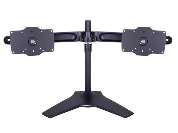 Multibrackets Monitor-Standfuss Dual bis 30 kg – Schwarz