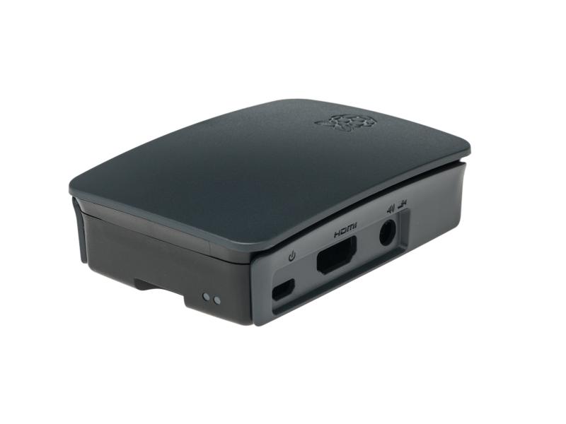 Raspberry Pi Gehäuse für Raspberry Pi 3 Typ B / B+ Grau/Schwarz
