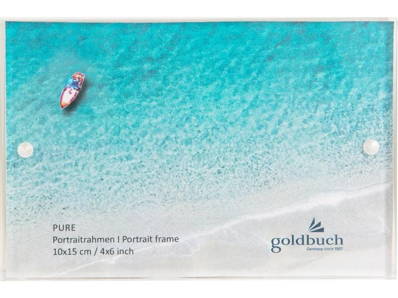 Goldbuch Bilderrahmen Pure Transparent, 10 x 15 cm