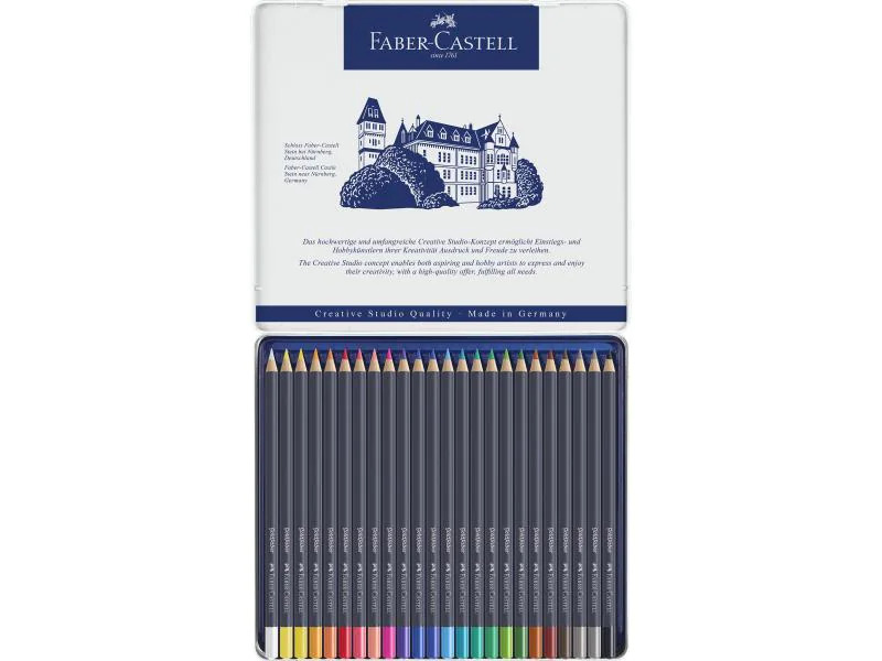 Faber-Castell Farbstifte Goldfaber 24er Metalletui