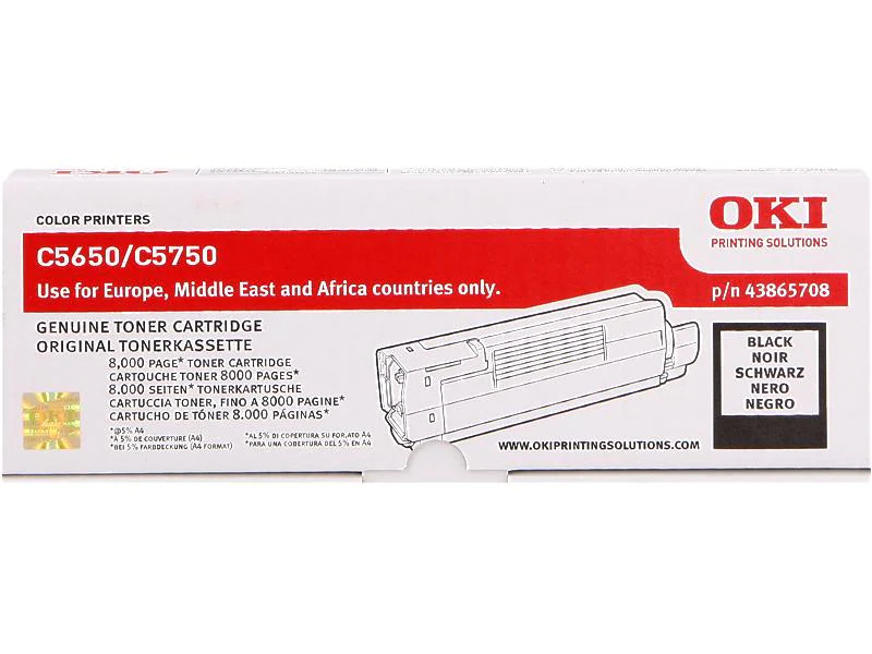 OKI Toner 43865708 Black