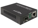 Delock Medienkonverter SFP - RJ45 1Gbps mit PoE+