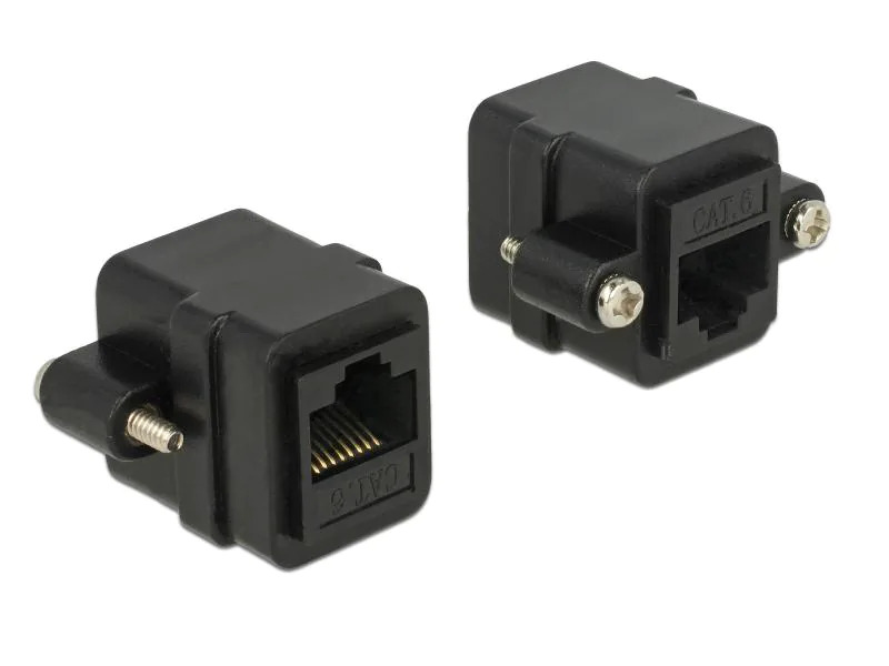 Delock Buchse RJ45 Cat.6 UTP Adapter zum Einbau 1 Stück