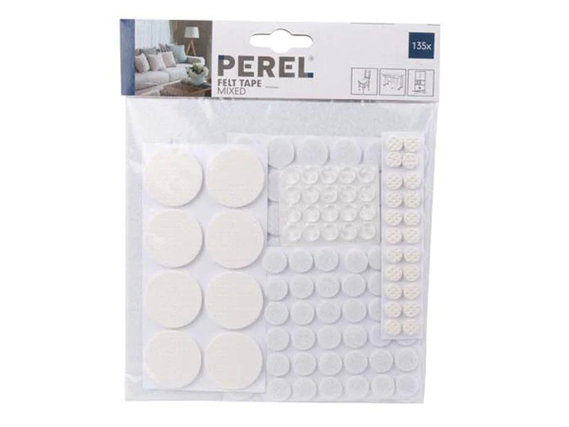 Perel Filzgleiter 135 Stück