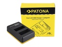 Patona Ladegerät Dual LCD USB Canon LP-E8