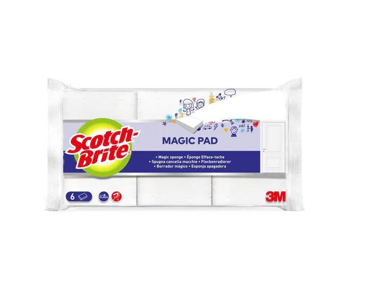 Scotch-Brite Flecken-Radierer Scotch-Brite 6 Stück
