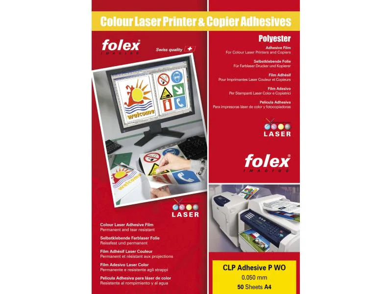 Folex Etiketten mit Silikonpapier 210 x 297 mm
