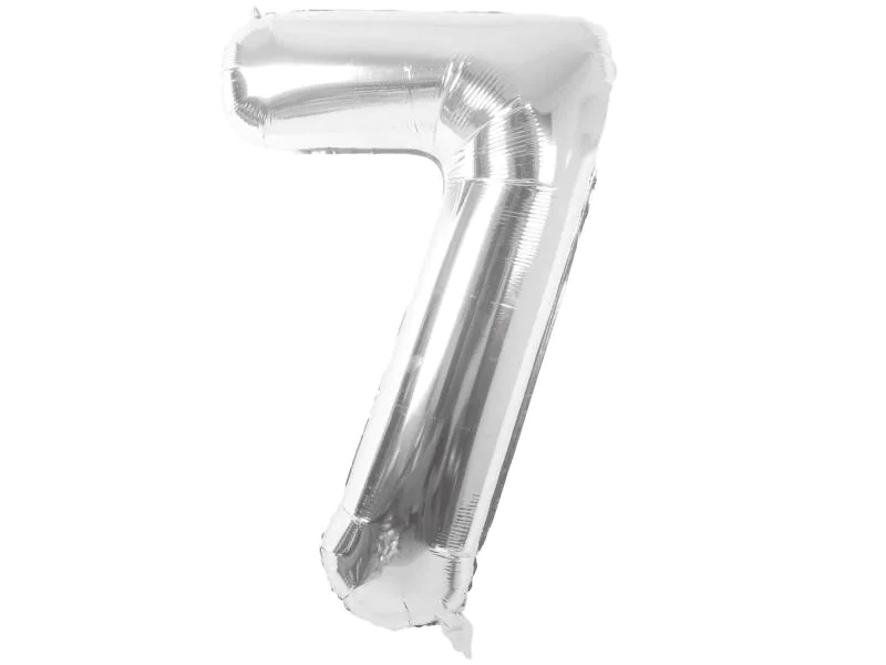 Rico Design Folienballon 7 Silber