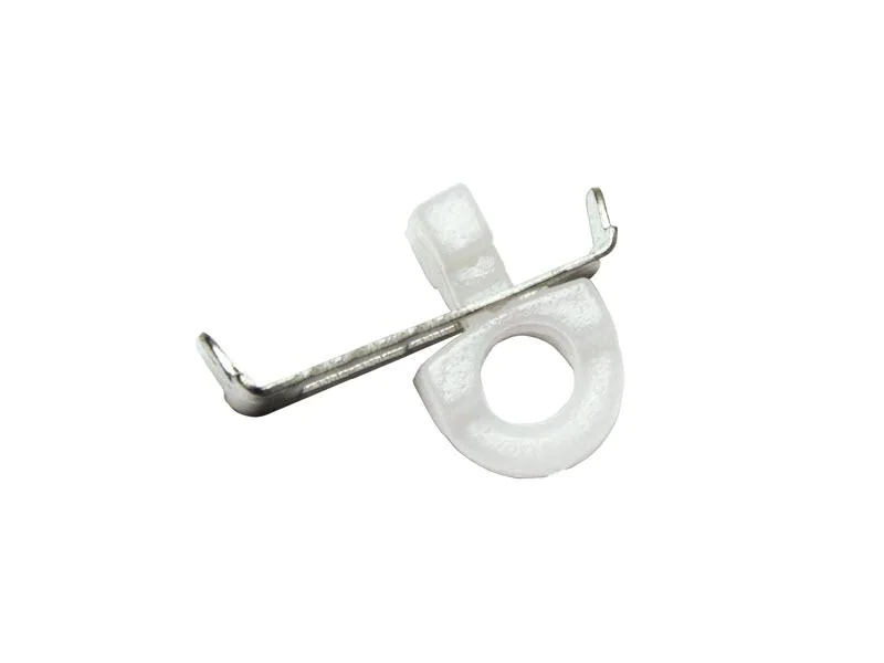 Gardinia Zwischenfeststeller Silber / Weiss, 2 Stück