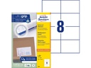 Avery Zweckform Universal-Etiketten 3427 105 x 74 mm, 100 Blatt