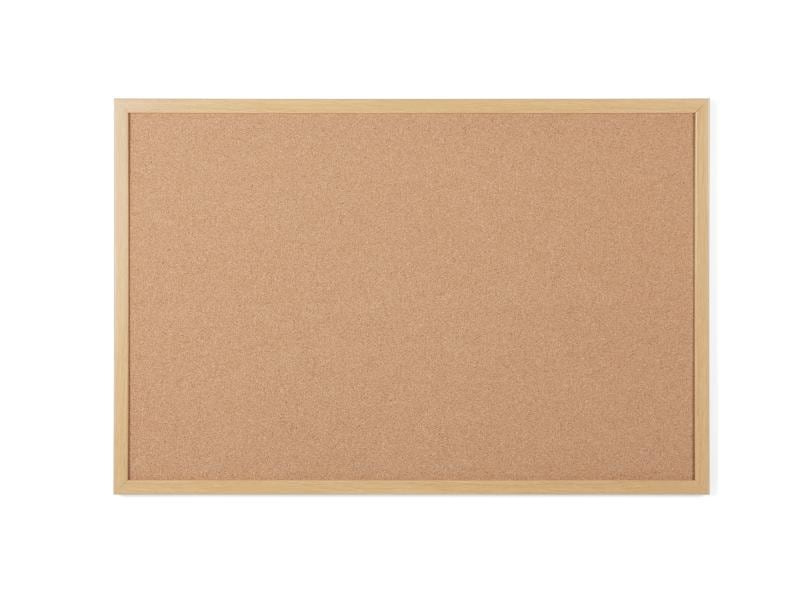 Bi-Office Pinnwand 90 cm x 60 cm, Braun