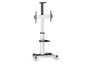 PureMounts TV-Trolley PMP PDS-0001C Schwarz/Silber
