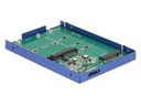 Delock 2.5-Einbaurahmen USB 3.1 für M.2/mSATA-Module