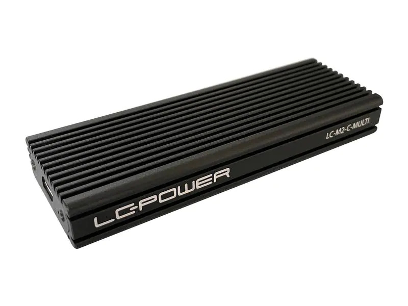 LC-Power Externes Gehäuse LC-M2-C-MULTI M.2 Schwarz