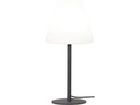 Star Trading Tischleuchte Kreta, 60 cm, Grau