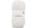 Rico Design Wolle Creative Cotton Aran 50 g, Weiss