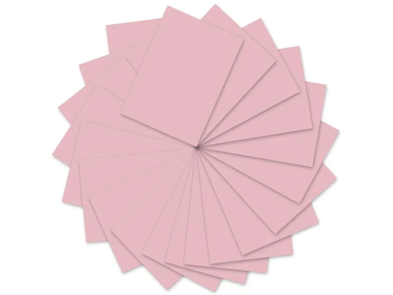 URSUS Tonzeichenpapier 50 x 70 cm, 130 g/m², 10 Blatt, Altrosa