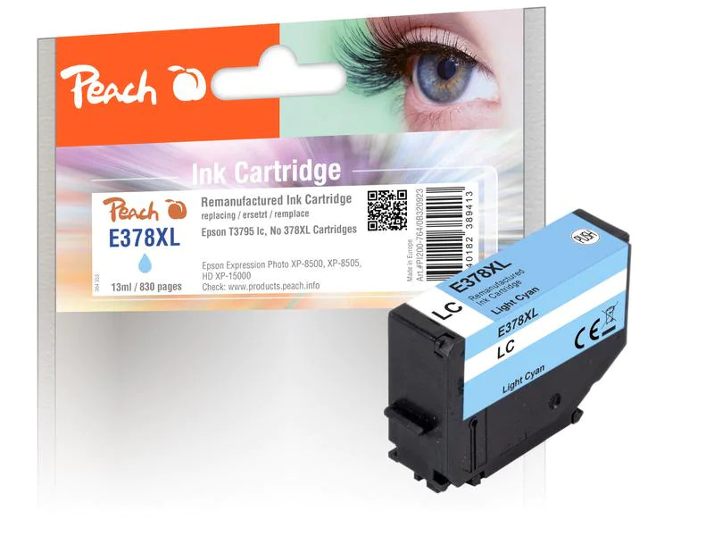 Peach Tinte Epson T3795, No 378XL Light Cyan