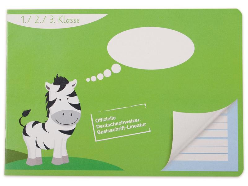 ELCO Schulheft A4, Liniert, Grün