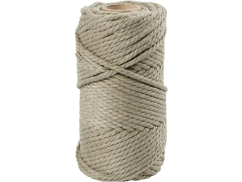 Creativ Company Baumwollgarn Makramee Rope 330 g, Grün