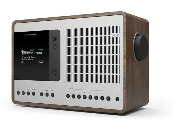 Revo Internet Radio SuperConnect Walnuss Silber