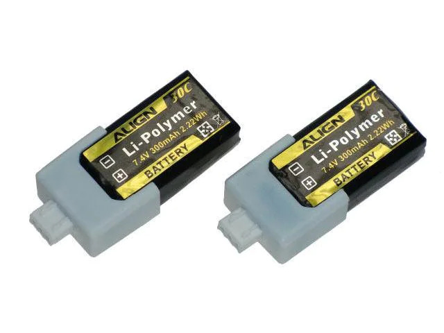 ALIGN RC-Akku LiPo 300 mAh 7.4 V 30C 2 Stück