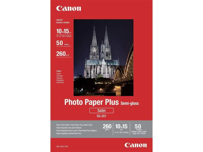 Canon Fotopapier 10 x 15 cm 260 g/m² 50 Stück