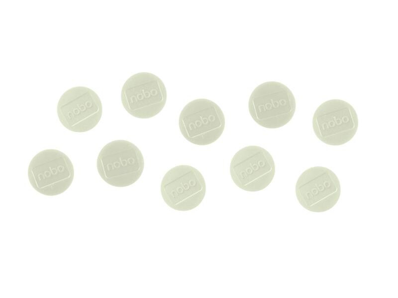 Nobo Haftmagnet Ø 3.2 cm 10 Stück, Weiss
