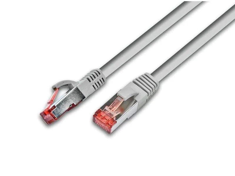 Wirewin Patchkabel RJ-45 - RJ-45, Cat 6, S/FTP, 0.5 m, Grau