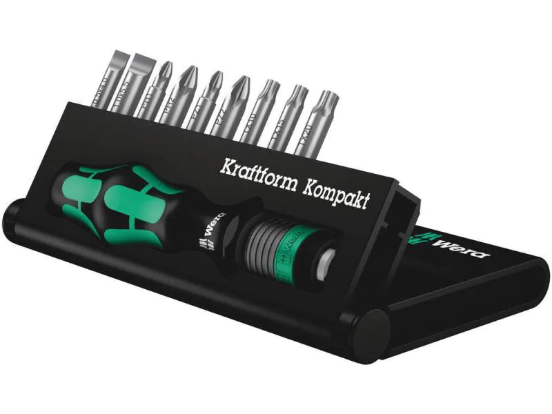 Wera Bit-Set Kraftform Kompakt 10-teilig