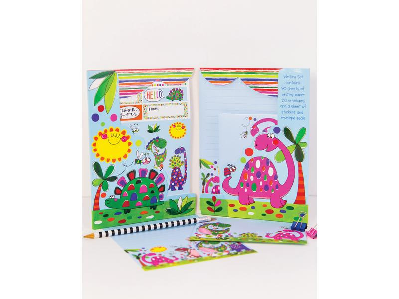 Rachel Ellen Briefpapierset Dinosaurier