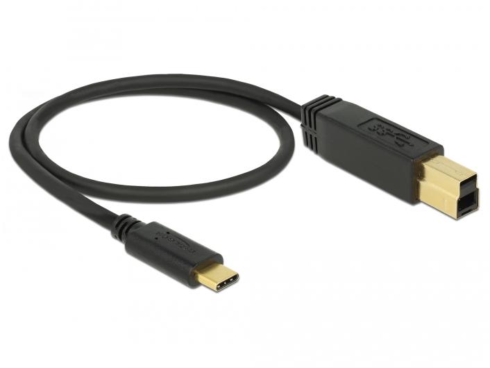 Delock USB 3.1-Kabel  USB C - USB B 0.5 m
