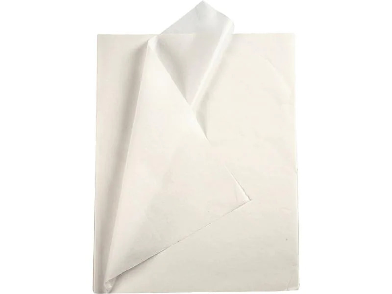 Creativ Company Seidenpapier 50 x 70 cm, 25 Blatt, Weiss