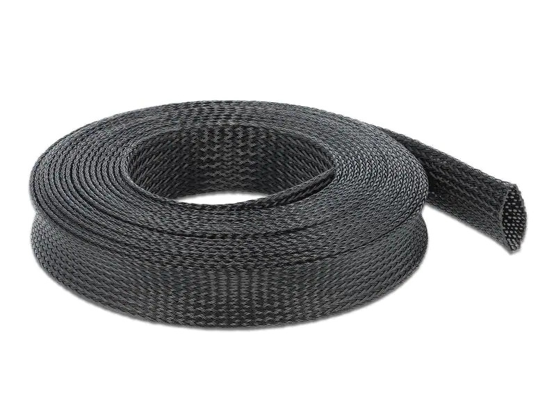 Delock Kabelschlauch 5m x 25 mm Schwarz