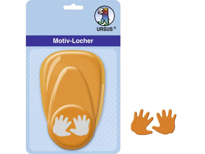 URSUS Motivstanzer Baby-Hände mittel, 2.54 cm