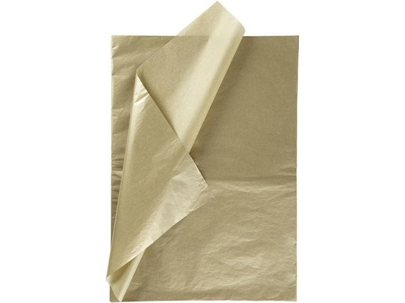 Creativ Company Seidenpapier 50 x 70 cm, 6 Blatt, Gold