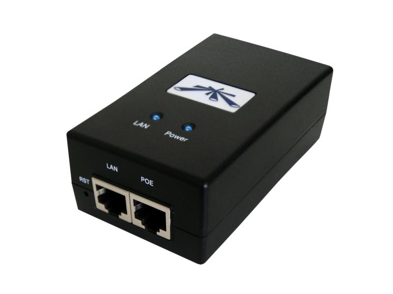 Ubiquiti PoE Injector POE-24-30W 24 Volt FE passiv, 30 Watt