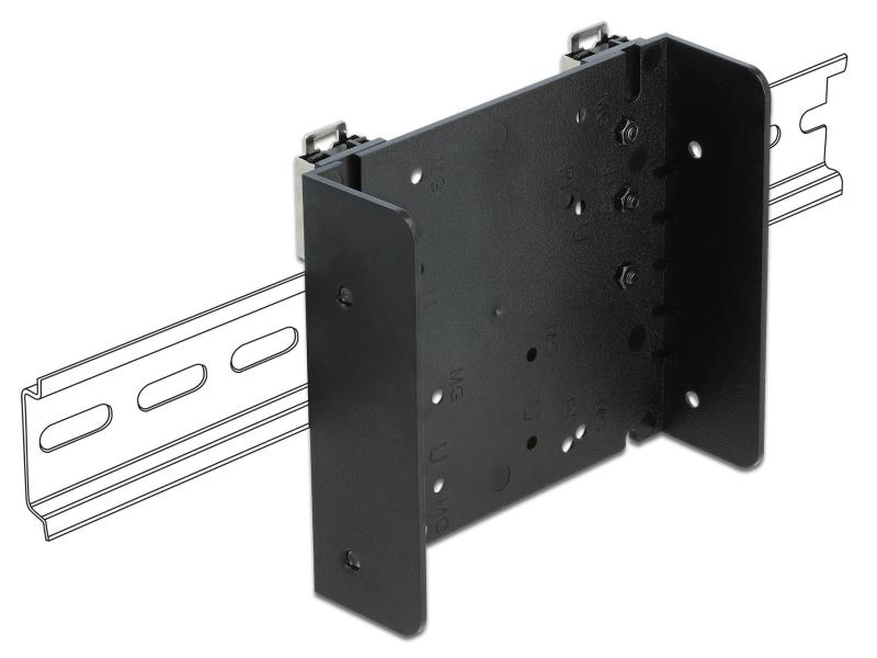 Delock Hutschienen Montagekit für Entwicklerboards
