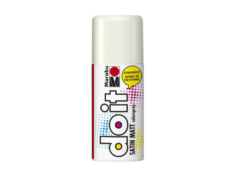 Marabu Sprühfarbe do it Satin 150 ml, Weiss