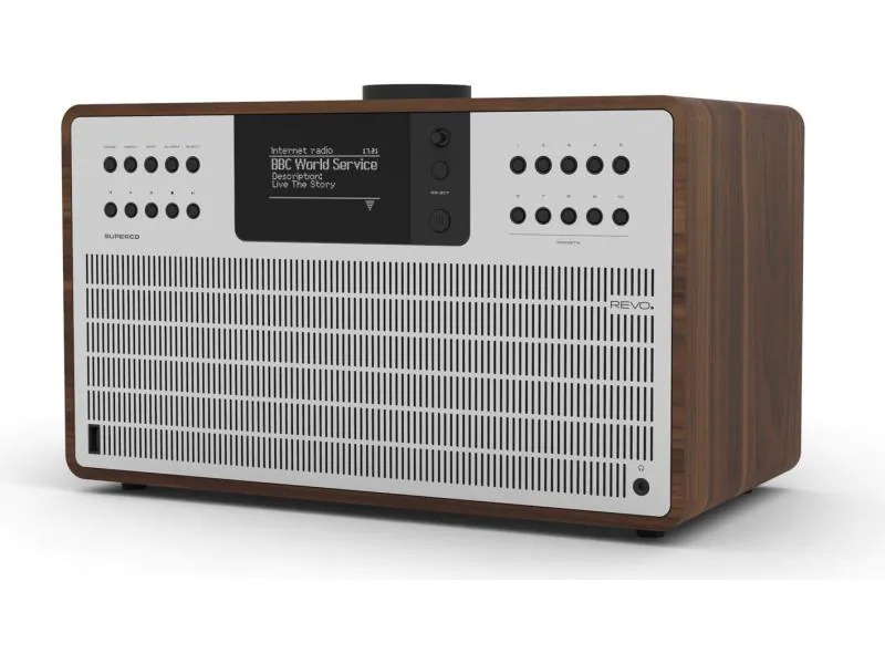 Revo DAB+ Radio SuperCD Braun/Silber