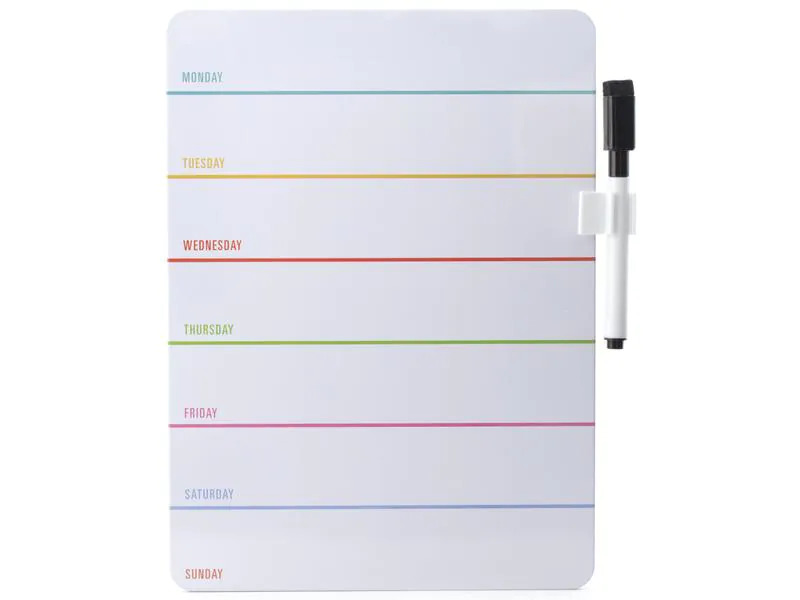 Kikkerland Whiteboard Dry Erase  x , Mehrfarbig