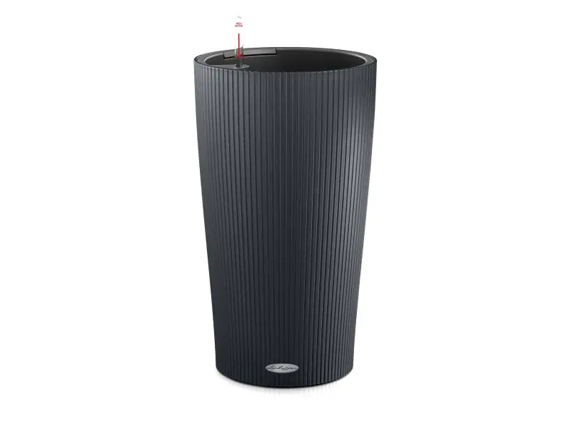 Lechuza Pflanzentopf Cilindro 32 Dunkelgrau