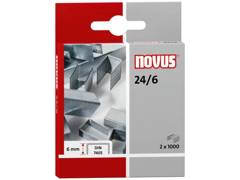 Novus Heftklammer 24/6 2000 Stück